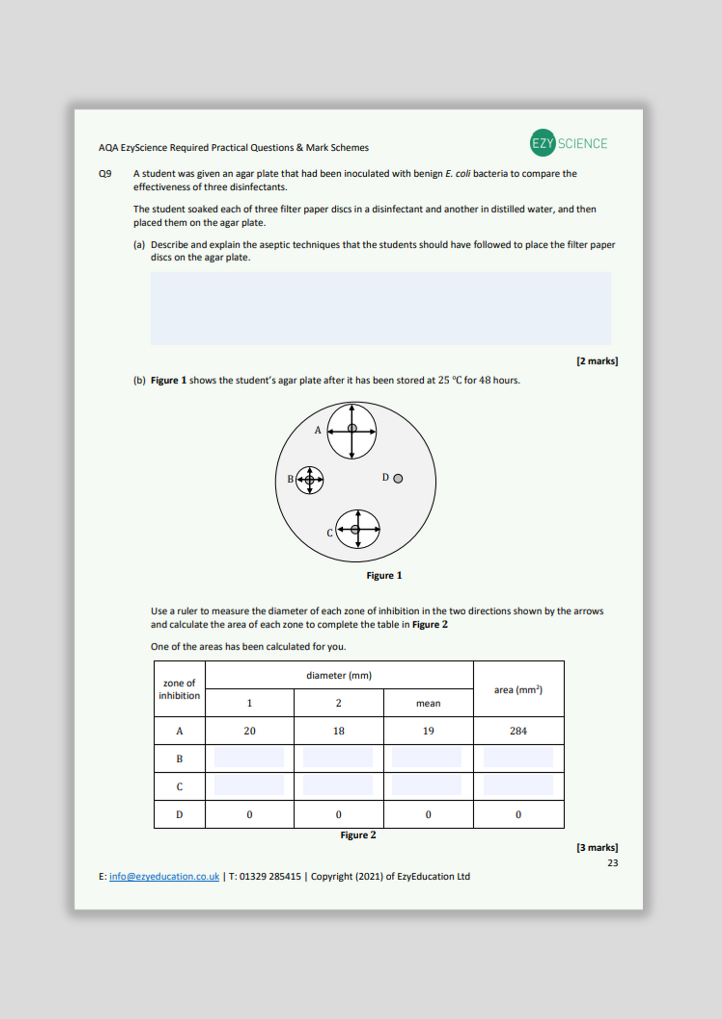 AQA Required Practical Questions and Answers Pack - EzyScience