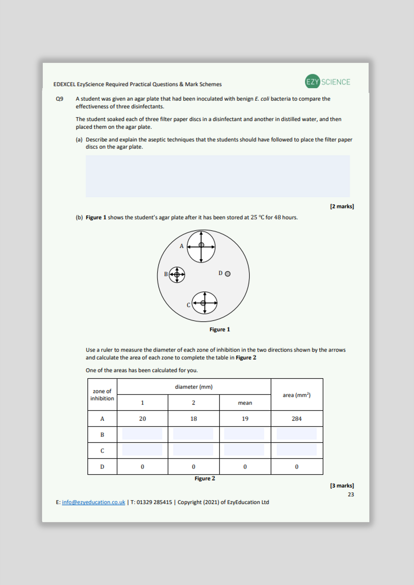 Edexcel Required Practical Questions and Answers Pack - EzyScience