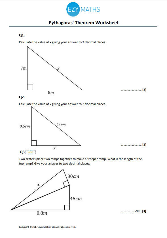 GCSE Maths Revision Worksheets - EzyMaths