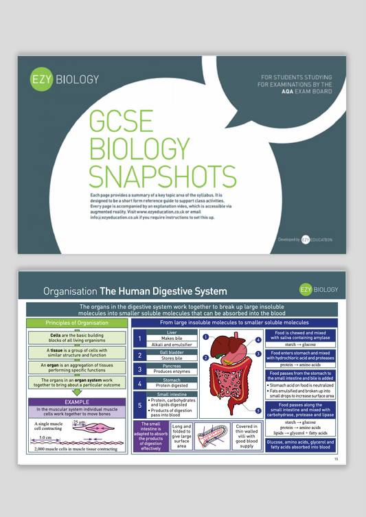 Biology Recap Booklet - EzyScience  - GCSE - Biology Higher